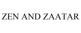 ZEN AND ZAATAR trademark