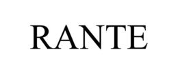RANTE trademark