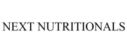 NEXT NUTRITIONALS trademark