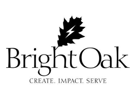 BRIGHTOAK CREATE. IMPACT. SERVE trademark