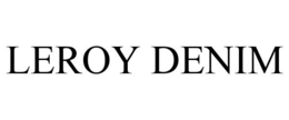 LEROY DENIM trademark