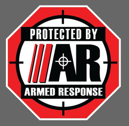 PROTECTED BY AR ARMED RESPONSE trademark