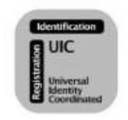 UIC UNIVERSAL IDENTITY COORDINATED IDENTIFICATION REGISTRATION trademark
