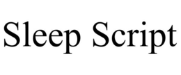 SLEEP SCRIPT trademark