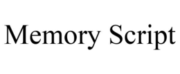 MEMORY SCRIPT trademark