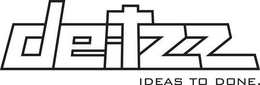 DEITZZ IDEAS TO DONE trademark