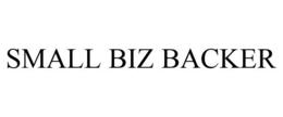 SMALL BIZ BACKER trademark
