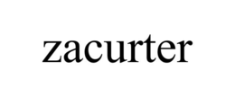 ZACURTER trademark