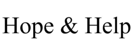 HOPE & HELP trademark