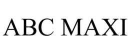 ABC MAXI trademark