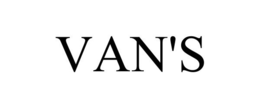 VAN'S trademark