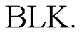 BLK. trademark