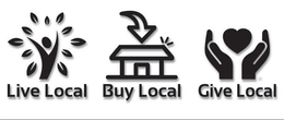 LIVE LOCAL BUY LOCAL GIVE LOCAL. trademark