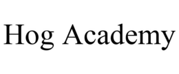 HOG ACADEMY trademark