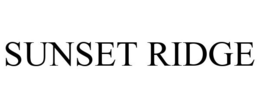 SUNSET RIDGE trademark