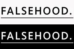 FALSEHOOD trademark