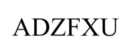 ADZFXU trademark