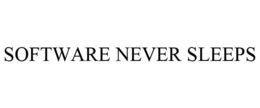 SOFTWARE NEVER SLEEPS trademark