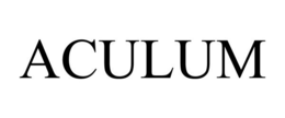 ACULUM trademark