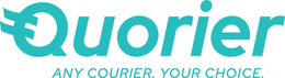 QUORIER ANY COURIER. YOUR CHOICE. trademark