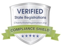 VERIFIED STATE REGISTRATIONS CHARITYSTATEREGISTRATION.ORG COMPLIANCE SHIELD trademark