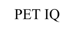 PET IQ trademark