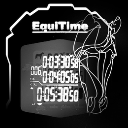 EQUITIME 0:03:30'58 006) 0:04:05"05 0:05:38"50 trademark