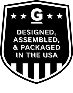 G DESIGNED, ASSEMBLED, & PACKAGED IN THE USA trademark