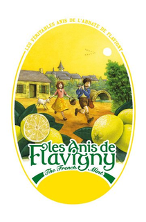 LES VÉRITABLES ANIS DE L'ABBAYE DE FLAVIGNY LES ANIS DE FLAVIGNY THE FRENCH MINT trademark