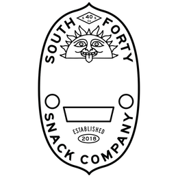 SOUTH FORTY S 40 S CO SNACK COMPANY ESTABLISHED 2018 trademark