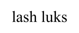 LASH LUKS trademark