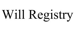 WILL REGISTRY trademark