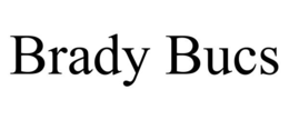 BRADY BUCS trademark