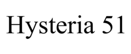 HYSTERIA 51 trademark