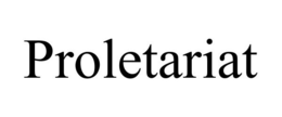 PROLETARIAT trademark
