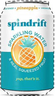 UNSWEETENED * PINEAPPLE * UNSWEETENED SPINDRIFT SPARKLING WATER & REAL SQUEEZED FRUIT YUP, THAT'S IT. trademark
