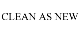 CLEAN AS NEW trademark