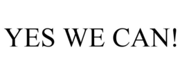 YES WE CAN! trademark