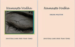 NAMASTE VODKA VE NAMASTE VODKA DRINK POSITIVE INVITING CARE FREE TEAR TIMES trademark