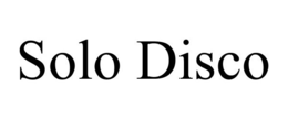 SOLO DISCO trademark