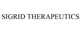 SIGRID THERAPEUTICS trademark