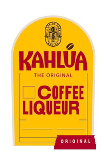 LICOR DE CAFE ESTD KAHLÚA KAHLÚA THE ORIGINAL COFFEE LIQUEUR ORIGINAL trademark