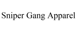 SNIPER GANG APPAREL trademark