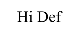 HI DEF trademark