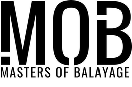 MOB MASTERS OF BALAYAGE trademark