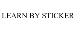 LEARN BY STICKER trademark