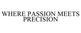 WHERE PASSION MEETS PRECISION trademark
