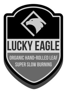 LUCKY EAGLE ORGANIC HAND-ROLLED LEAF SUPER SLOW BURNING trademark