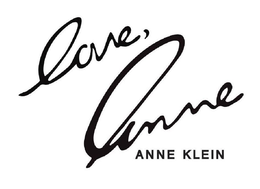 LOVE, ANNE ANNE KLEIN trademark