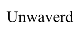 UNWAVERD trademark